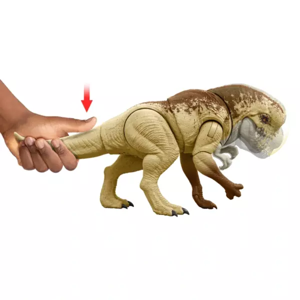 Jurassic World Rebirth Rumble 'n Rampage Dinosaur Action Figure Distortus Rex - Image 5
