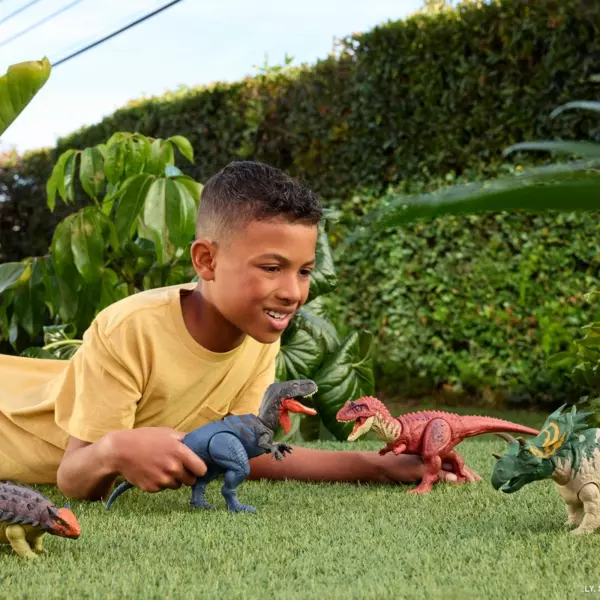 Jurassic World Rebirth Wild Roar Dinosaur Action Figure Ankylosaurus - Image 8