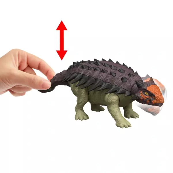 Jurassic World Rebirth Wild Roar Dinosaur Action Figure Ankylosaurus - Image 7