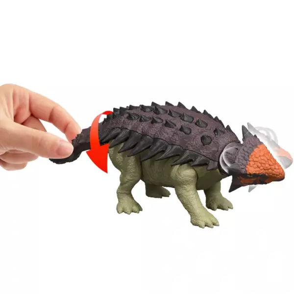 Jurassic World Rebirth Wild Roar Dinosaur Action Figure Ankylosaurus - Image 6