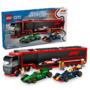 LEGO City 60445 F1 Truck W RB20 & AMR24 F1 Cars