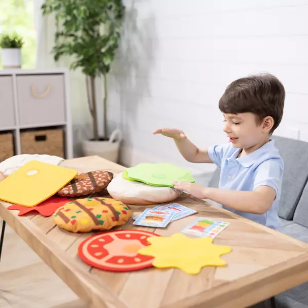 Melissa & Doug Burger Stacking Game - Image 2