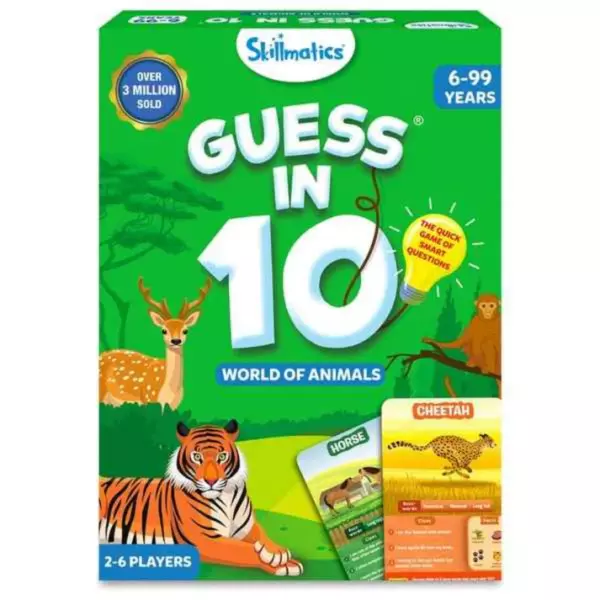 Skillmatics Guess In 10 World Of Animals