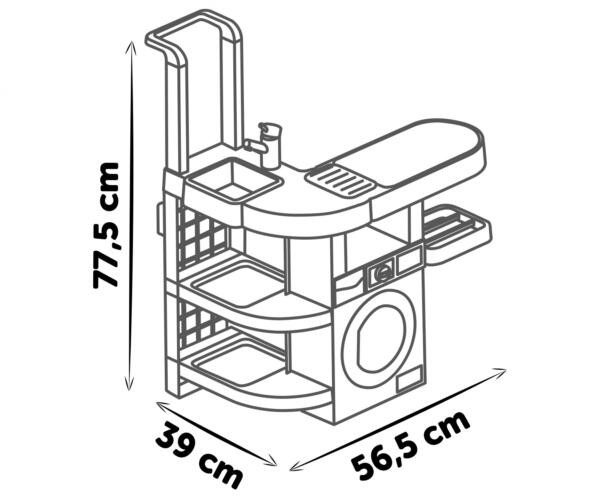 Smoby Rowenta Wash & Clean Kitchen - Image 3