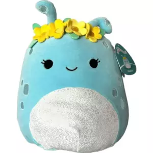 Squishmallows 40cm Natnat The Blue Alien with Flower Crown