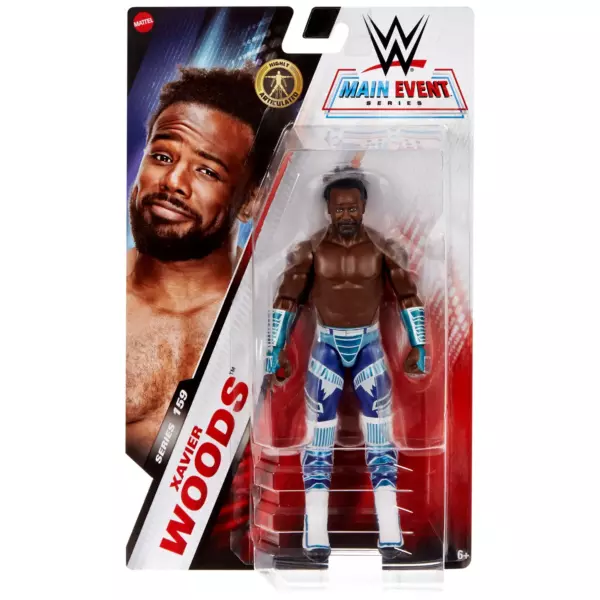 WWE Main Event Series Xavier Woods 159 Action Figure - Image 4