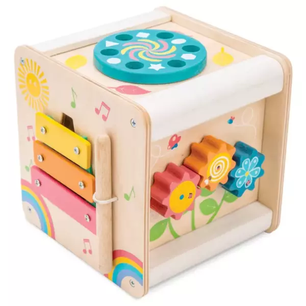 Wooden Activity Cube