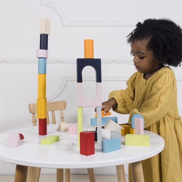 Wooden Blocks with Bag - Image 2