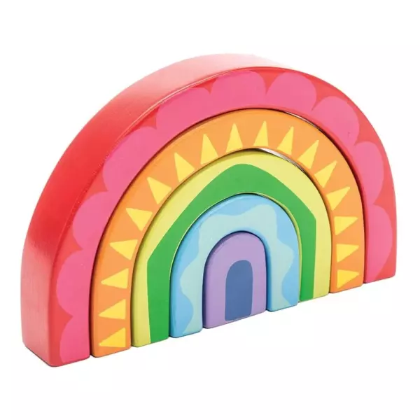 Wooden Rainbow Tunnel