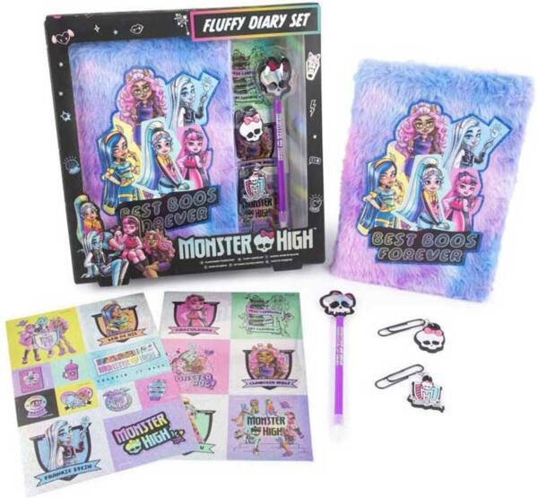 Monster High Fluffy Diary Set