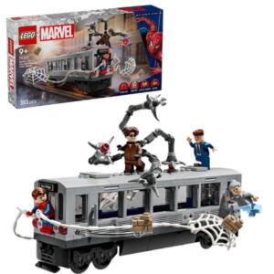 LEGO Marvel 76321 Spider-Man vs. Doc Ock Subway Train Scene Set