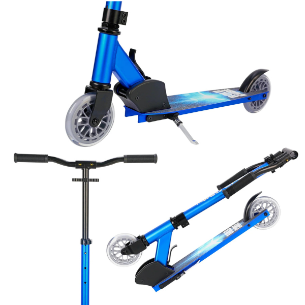 Deluxe 2 Wheel Scooter - Sapphire - Image 2