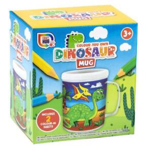 Colour Your Own Dinosaur Mug