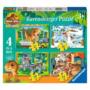 Ravensburger Jurassic World Explorers 4-in-1 Jigsaw Puzzles