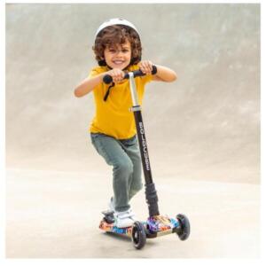 Bold Cube Big Fold 3 Wheel Scooter - Street Graffiti