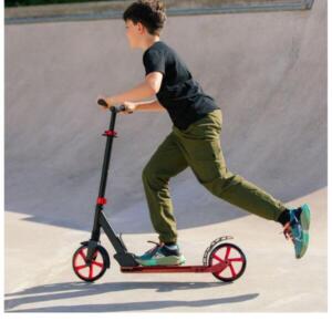 BOLDCUBE Big 2 Wheel Scooter - Burgundy