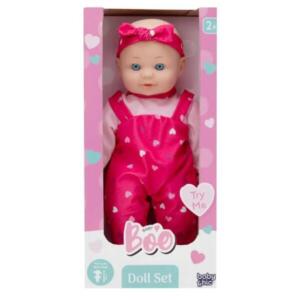 Baby Boo Doll 40cm with Pink Bow & Hearts