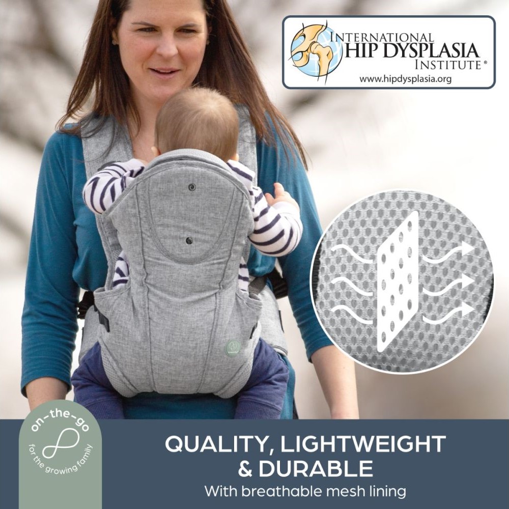 Dreambaby Ergonomic Oxford 3-Way Facing Baby Carrier - Image 3