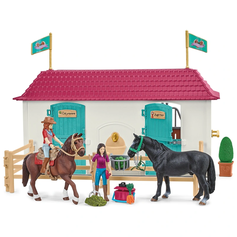 Schleich 42551 Horse Club Lakeside Country House and Stable Playset - Image 2