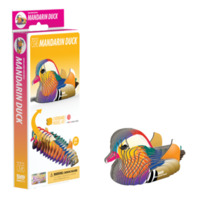 EUGY Mandarin Duck 3D Model Craft Kit (STEM)
