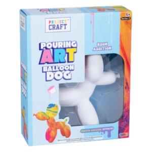 Marble Balloon Dog Set Neon Edition