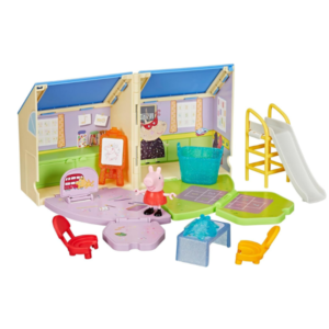 Peppa Pig Peppa's Pop-Open Playgroup Playset with Figure