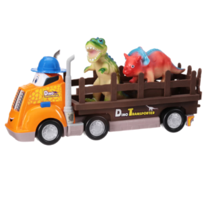 Dinosaur Transporter Vehicle With Two Dinosaurs