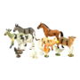 Peterkin Farm Animals Figures Set 12 Pieces