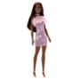 Barbie Glitz Doll Dark Skin Pink Dress