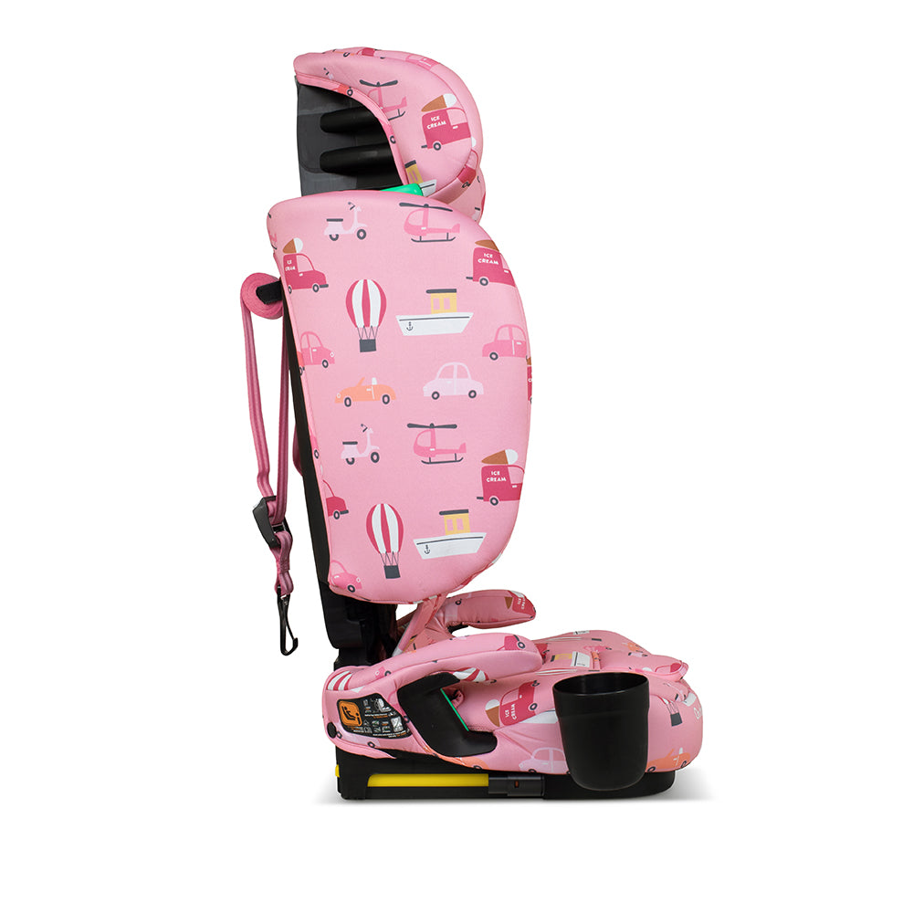 Cosatto On The Go i-Size Travel Car Seat Itchy Feet Rosy - Image 5