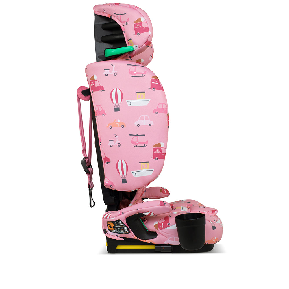 Cosatto On The Go i-Size Travel Car Seat Itchy Feet Rosy - Image 4