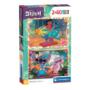 Clementoni Disney Stitch 2 x 60 Piece Super Color Puzzle