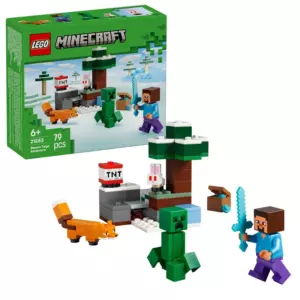 LEGO Minecraft 21583 Steve's Taiga Adventure Set