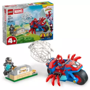 LEGO Marvel 11206 Spidey on his Motorcycle vs. Rhino Set
