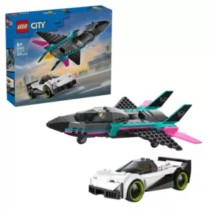 LEGO City 60489 Jet vs. Car Set