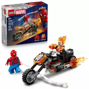 LEGO Marvel 76335 Spider-Man vs. Ghost Rider Motorcycle Set