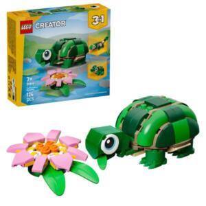 LEGO Creator 31377 3-in-1 Turtle with a Water Lily Flower