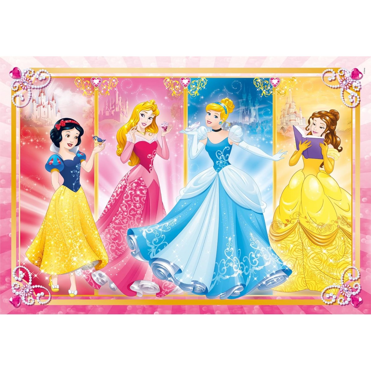 Clementoni Disney Princess 2 x 60 Piece Puzzle - Image 3