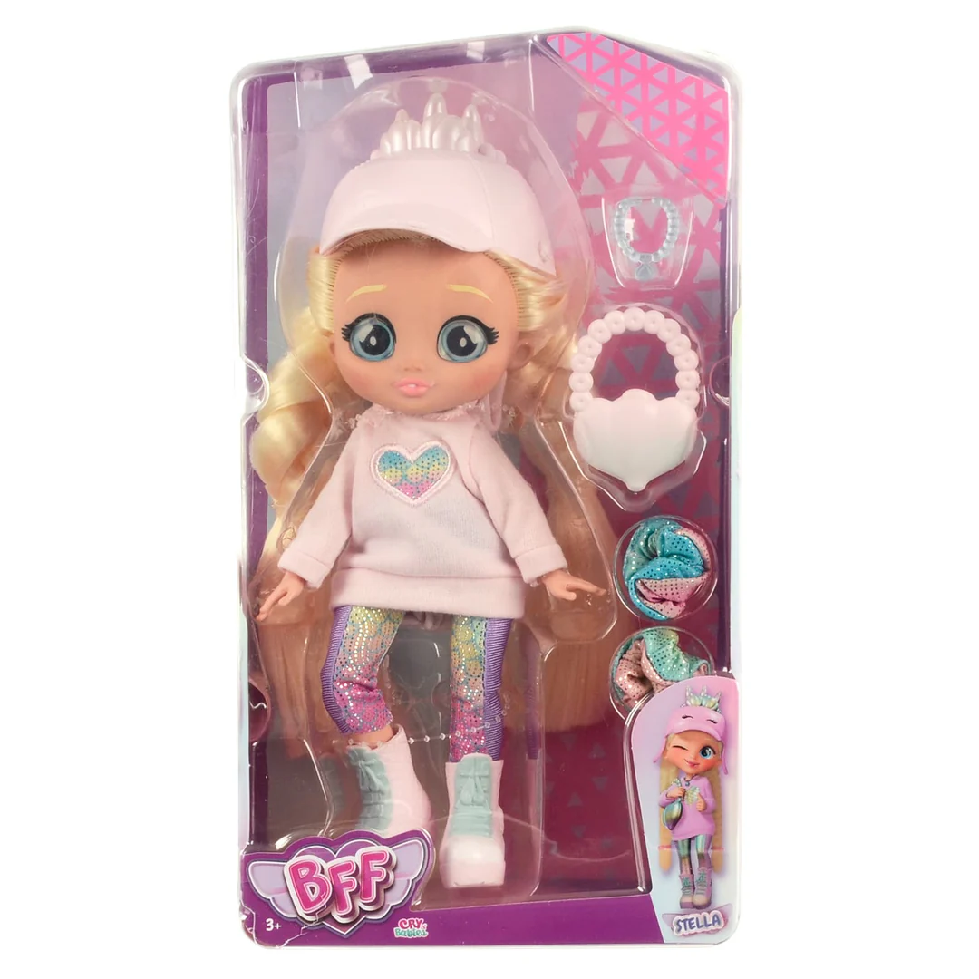 Cry Babies BFF Stella Series 4 Fashion Doll - 20 cm