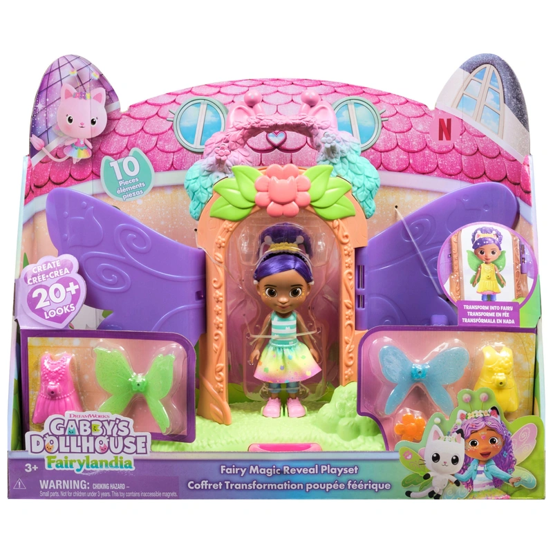 Gabby's Dollhouse Fairylandia Fairy Magic Reveal Playset - Image 6