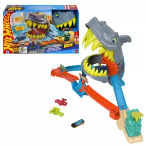 Hot Wheels City Shark Chomp Beach Playset