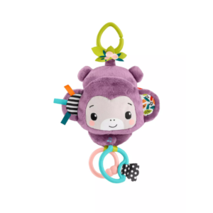 Fisher-Price Sing & Go Purple Monkey Plush