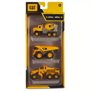 CAT Metal Vehicle 3 Pack Assorted