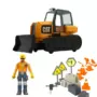 CAT Mini Construction Site Playset Bulldozer with Figure