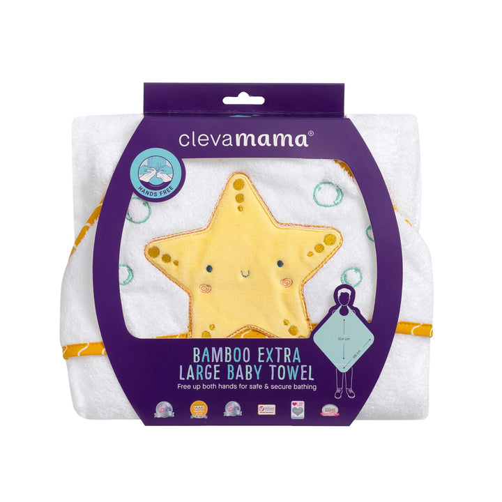 Clevamama Bamboo Extra Large Apron Bath Towel - Image 6