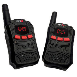 SpyX Walkie Talkies Black/Red