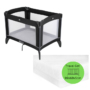 Graco Travel Cot & Babylo Quilted Fibre Folding Mattress Bundle