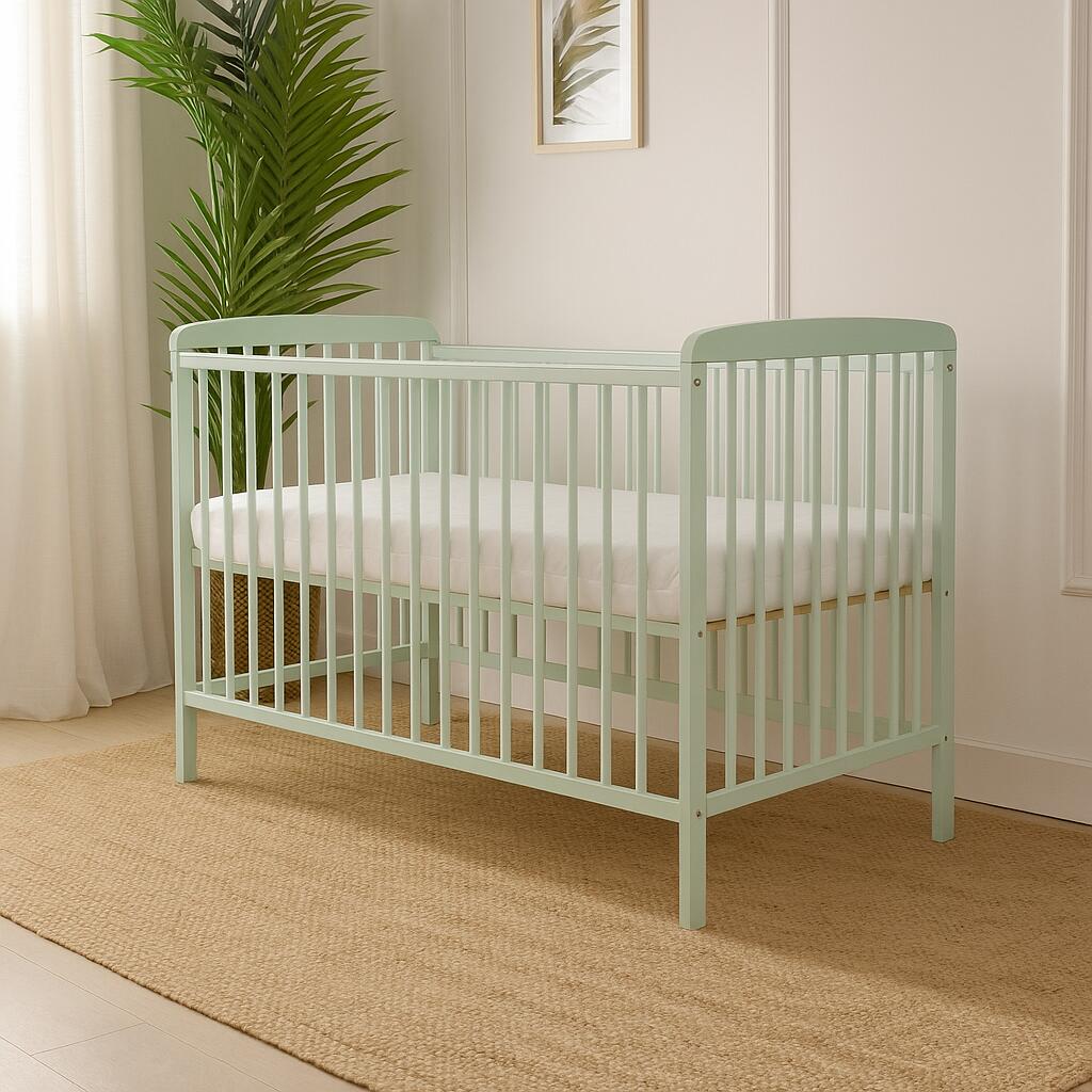 Baby Elegance Sage Starlight Cot - Image 2