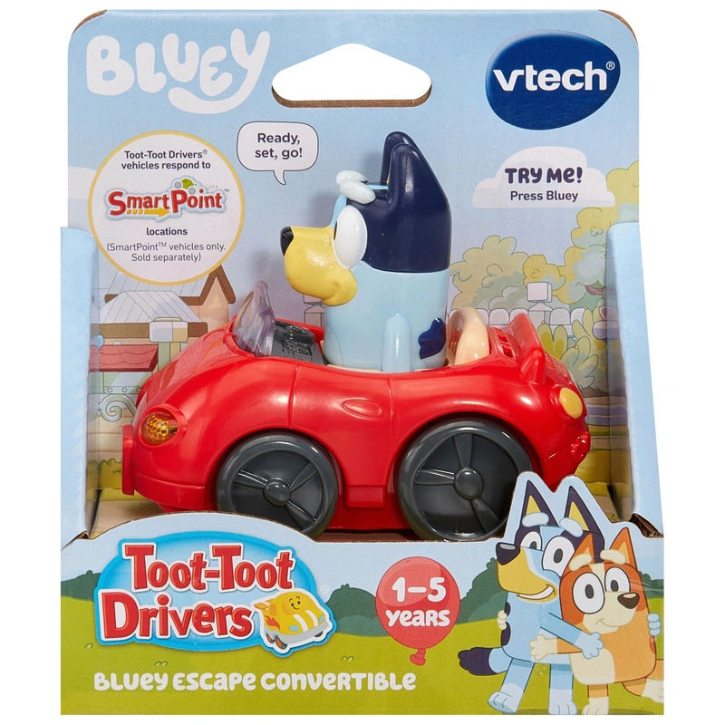 VTech Toot-Toot Drivers Bluey Escape Convertible - Image 5