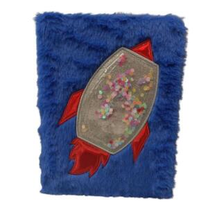Fluffy A5 Notebook Rocket Ship
